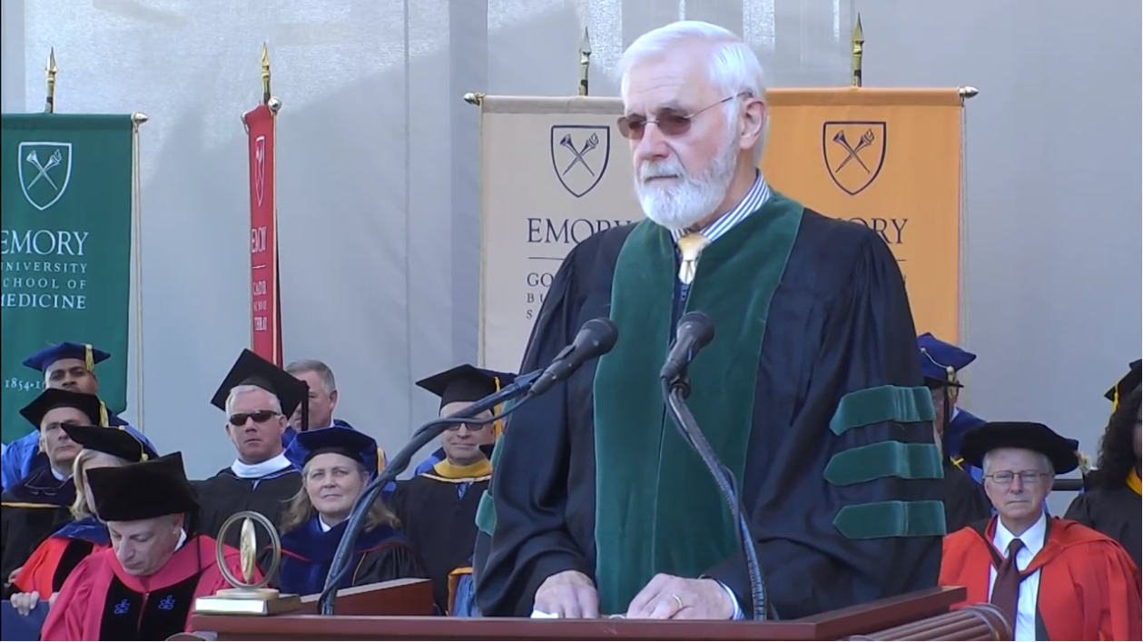 William Foege at 2016 Emory Commencement